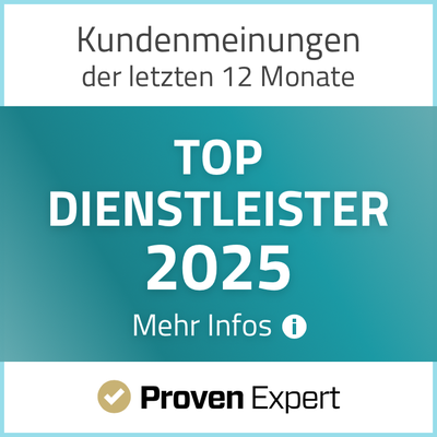 ProvenExpert 2025 Top Dienstleister